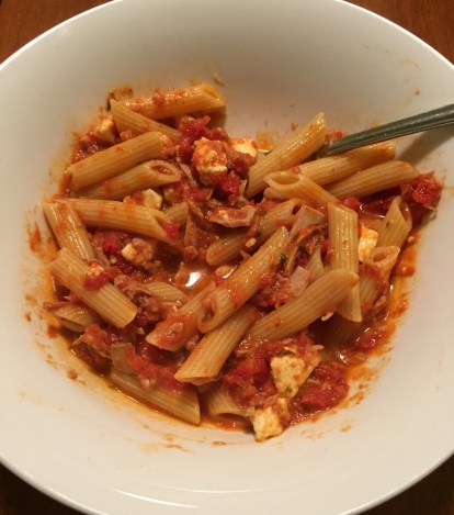 Napolitana with mozzaloumi