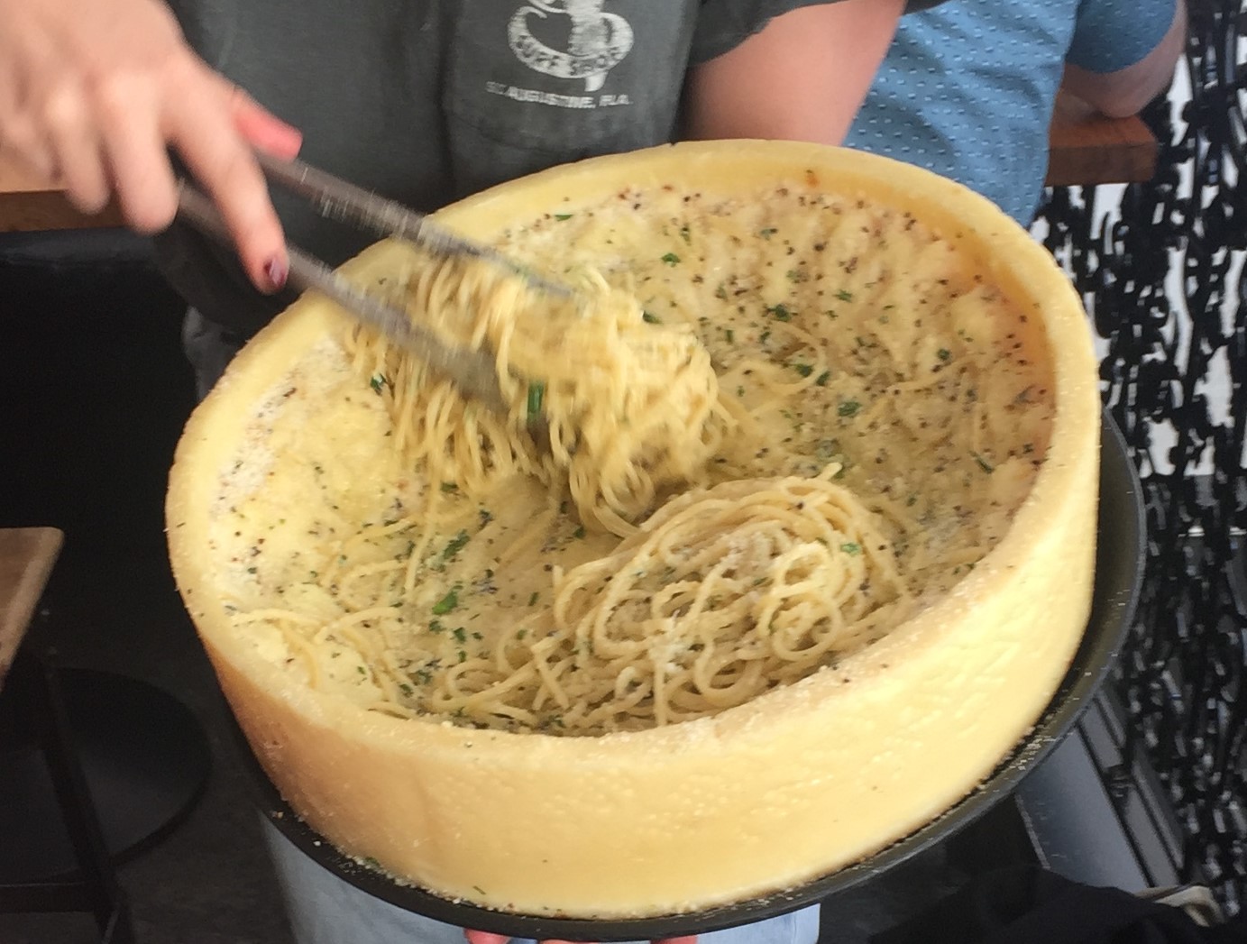 04. Cacio e Pepe Cheese Wheel